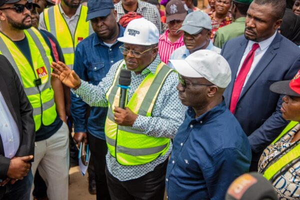 GOV OKPEBHOLO, WORKS MINISTER TOUR FAILED FEDERAL ROADS IN EDO